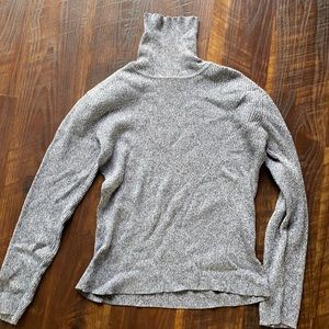 Speckled Gray Black and White Turtleneck